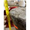 Image 8 : Solid Polished Marble (or Granite) Pedestal Table Base (Bottom of Base Damaged - See Pictures)