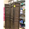Image 1 : 3-Paneled Hinged Rattan Screen (Each Panel 14" x70")