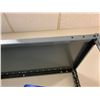 Image 2 : Metal Shelving Unit 3' width, 17.5" depth, 7' height (contents of shelving not included)