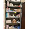 Image 1 : Metal Shelving Unit 3' width, 17.5" depth, 7' height (contents of shelving not included)