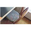Image 2 : Table with Metal Base & 2 Rattan Chairs