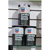 Image 1 : 3 VINTAGE CHEVRON SUPREME MOTOROIL QUARTS
