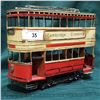 Image 1 : TIN DOUBLE DECKER TROLLEY CAR
