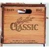 Image 2 : JOHN LABATT CLASSIC WOOD BEER CRATE W/ ORIGINAL SHIPPING BOX