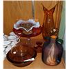 Image 1 : 8 PCS OF COLLECTIBLE ART GLASS
