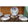 Image 1 : 12 PC ANTIQUE AUSTRIAN PORCELAIN LUNCH SET