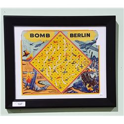 FRAMED VINTAGE BOARDGAME