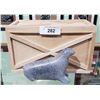 Image 1 : SIGNED INNUIT SOAP STONE CARVING OF A SEAL W/BOX