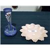 Image 1 : ROSEVILLE "FREEESIA" VASE & BELLEEK BOWL