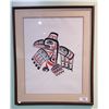 Image 1 : LARGE FRAMED NATIVE PRINT