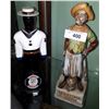 Image 1 : 2 VINTAGE COLLECTIBLE FIGURAL LIQUOR DECANTERS