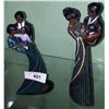 Image 1 : 2 PARASTONE "MAHOGANY PRINCESS" FIGURINES SIGNED ROS