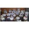 Image 1 : APPROX 18 PC OF VICTORIAN STAFFORDSHIRE VANITY BOXES