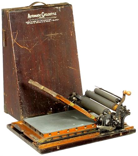 Automatic Cyclostyle, 1897