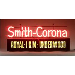 Neon-Transparent "Smith-Corona"
