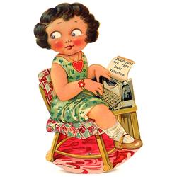 Große Schaukel-Aufstell-Valentine-Karte mi