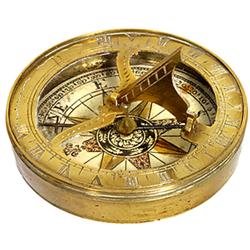 Taschen-Sonnenuhr, um 1840