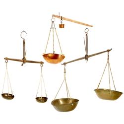 3 Handelswaagen, 19. Jh.