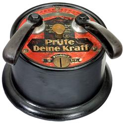 Deutscher Kraftmesser "Prüfe Deine Kraft", um 1920