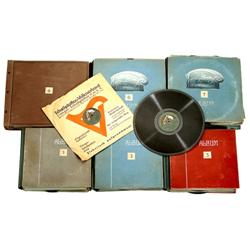 70 Schellack-Platten, um 1910