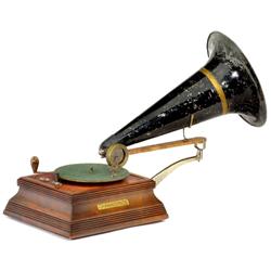 Seltenes Grammophon "HMV", um 190