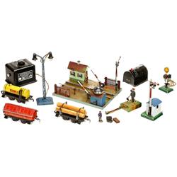 Lot: Eisenbahnzubehör (Spur 0)