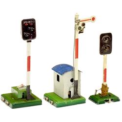 3 Signale "Märklin" (Spur 0), um 1937