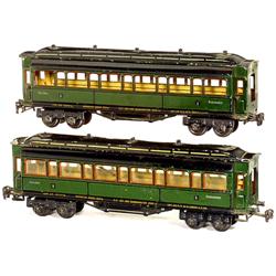 2 Personenwagen "Märklin Nr. 1945" (Spur 0)