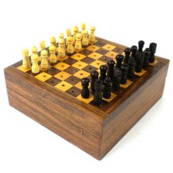 Handcraft Travel Wood Chess Game Set