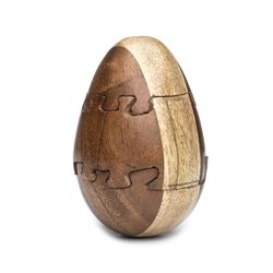 Handcrafted Wooden Egg Puzzle