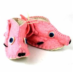 Cute Piggy Zooties Baby Booties