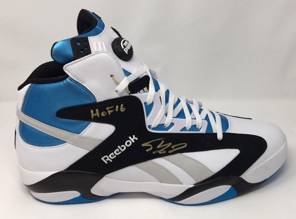Shaquille O Neal Signed Reebok Shaq Attaq Og Shoe Inscribed Hof 16 Steiner Coa
