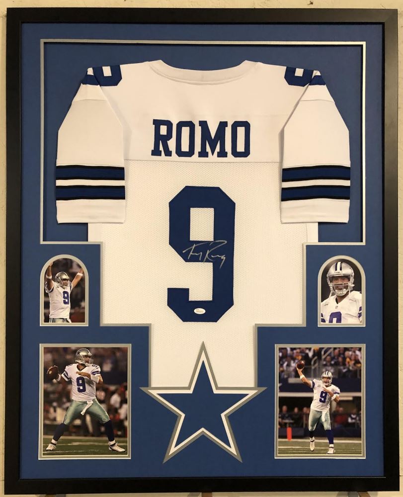 tony romo autographed jersey