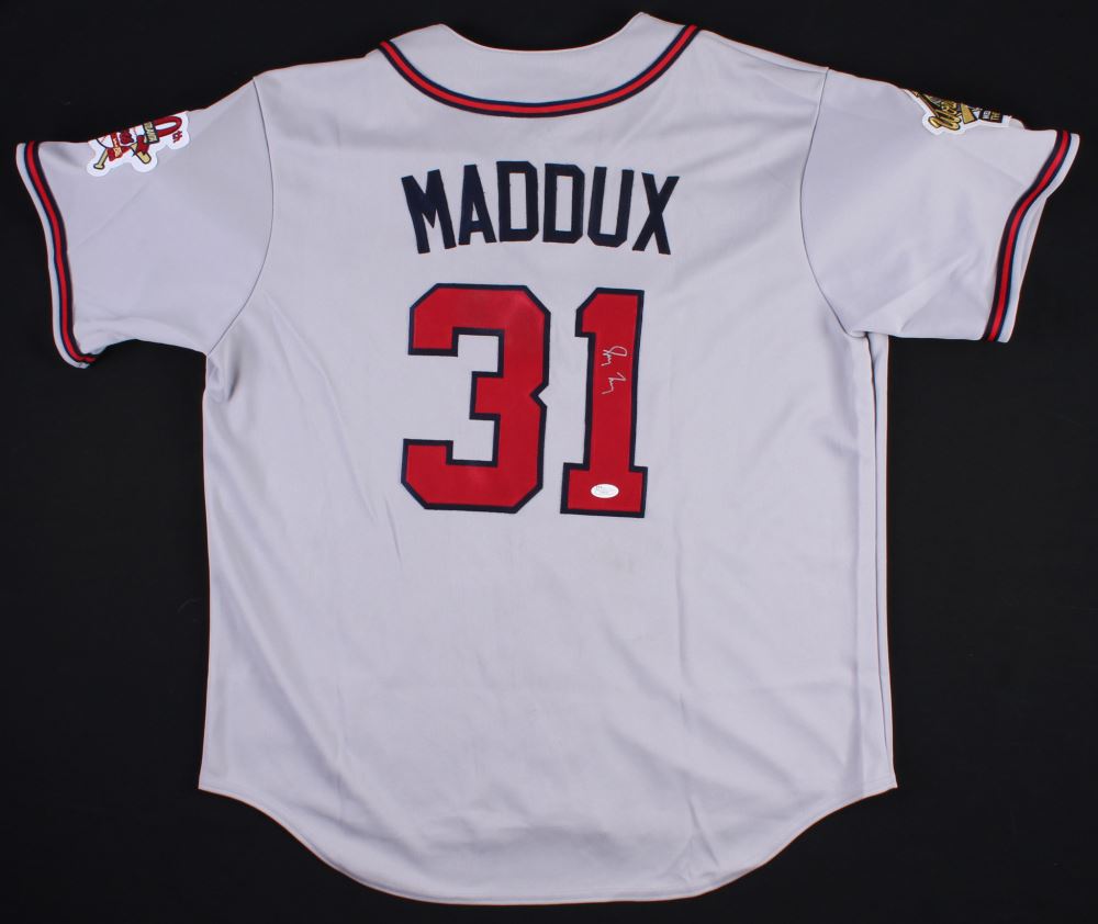 greg maddux autographed jersey