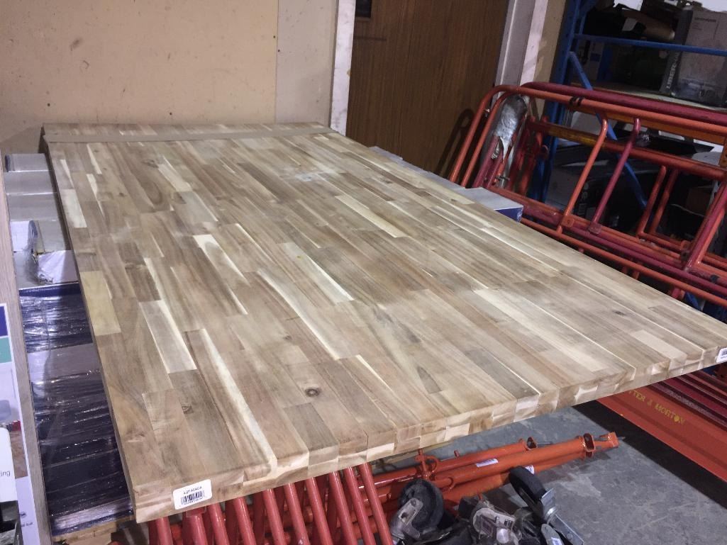 Butcher Block Countertop Acacia Wood 73" x 39"