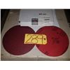 Image 1 : Box of Carbo PREMIER Red Resin Paper stick-on Disc 8" Gr.80
