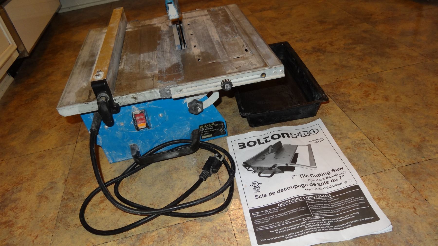 Bolton Pro 7 Tile Cutting Bench Saw