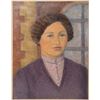 Image 1 : Laurent Marcel Salinas, Central Europe Woman, Ellis Island Series, Oil Painting