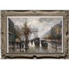 Image 1 : Jacques Gaston Moreau, Champs Elysses at Dusk, Oil Painting