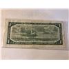 Image 2 : 1954 Bank of Canada 1 Dollar OTTOWA in AU+ Condition in Plastic Sleeve Serial # 1901986