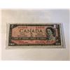 Image 1 : 1954 Bank of Canada 2 Dollar OTTOWA in XF+ Condition in Plastic Sleeve Serial # 1262048