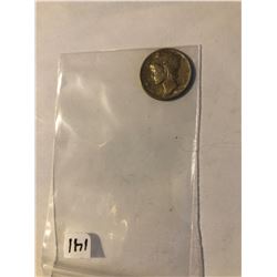 1945 P Mercury Silver Dime Toned Original Silver Dime