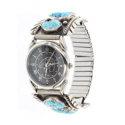 Vintage Turquoise Watch Bracelet