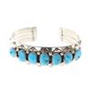 Image 1 : SC Vintage Turquoise Row Bracelet