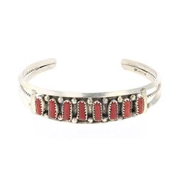Vintage Coral Row Bracelet