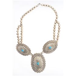 Tim Guerro Vintage Stamp Beads Necklace