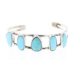 Vintage Turquoise Row Bracelet