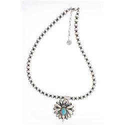 Donavan Cadman Turquoise Dragon Fly Box Pendant & Beads