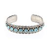 Image 1 : Vintage Turquoise Row Bracelet