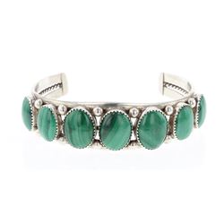 Vintage Malachite Row Bracelet